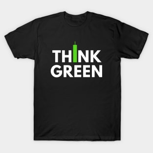 Think Green (Candle Stick) T-Shirt